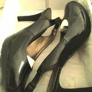 Moda Karah Black Slingbacks